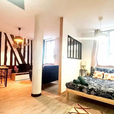 Chic Et Normand, Parking Facile, Wifi Hd Apartment Pont-Audemer Luaran gambar